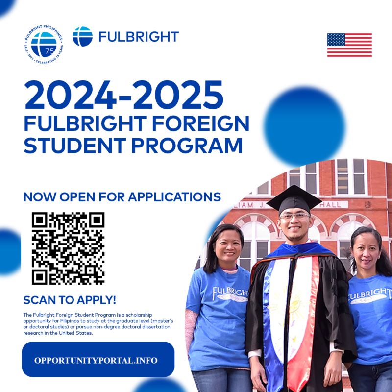 Apply Now: Fulbright Foreign Student Scholarship Program (Fully-Funded)