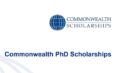 Apply Now: Commonwealth PhD Scholarships 2025/2026 (Fully-funded)