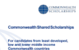 Commonwealth Shared Scholarships 2025/2026 (Fully-funded)