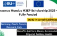 Erasmus Mundus M3EP Scholarship 2025 in Europe (Fully Funded)