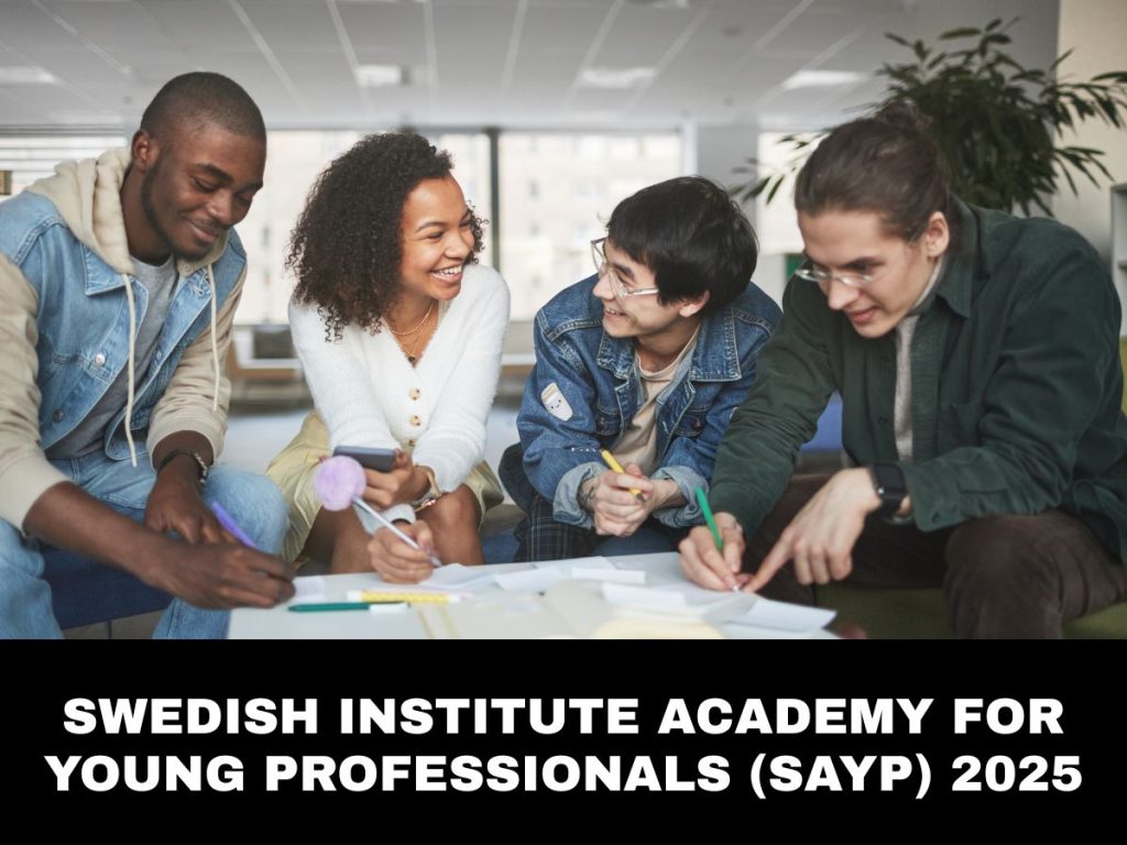 Swedish Institute Academy for Young Professionals (SAYP) 2025 – Apply Now