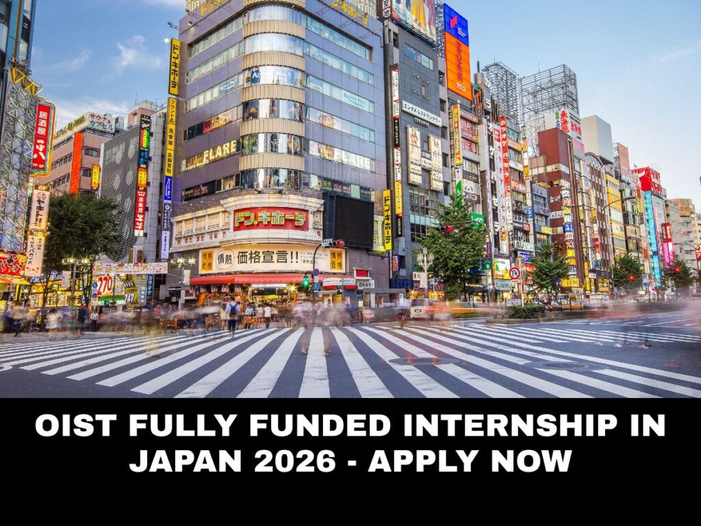 OIST Fully Funded Internship in Japan 2026 - Apply Now