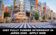 OIST Fully Funded Internship in Japan 2026 - Apply Now