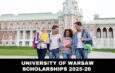 University of Warsaw Scholarships 2025-26 (Study in Poland) - Apply Now