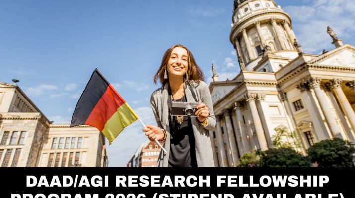 DAAD/AGI Research Fellowship Program 2026 (Stipend Available)
