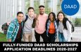 Fully-funded DAAD Scholarships Application Deadlines 2026-2027