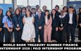 World Bank Treasury Summer Finance Internship 2026 | Paid Internship Program