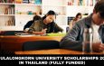 Chulalongkorn University Scholarships 2026 in Thailand (Fully Funded)