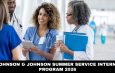 Johnson & Johnson Summer Service Interns Program 2026