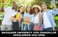 Macquarie University Vice Chancellor Scholarship 2026 Open